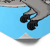 Poster Cute Emperor Tamarin illustration (Coin)