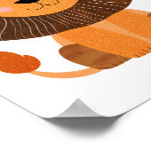 Poster Cute et moderne Lion Crew (Coin)
