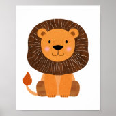 Poster Cute et moderne Lion Crew (Devant)