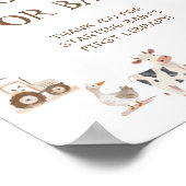 Poster Cute Farm Animals Genre Neutral Livres pour bébé (Coin)