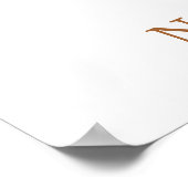 Poster Cute Farm Barn Baby Shower Welcome (Coin)