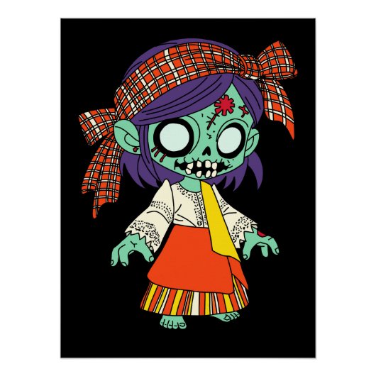 Poster Cute Filipino Zombie (Devant)
