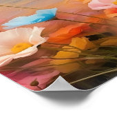 Poster Cute floral Labrador extrait chiot téléchargeable (Coin)