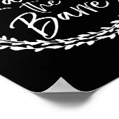 Poster Cute Flower Circle Design Dancing Pun Cadeau Lever (Coin)