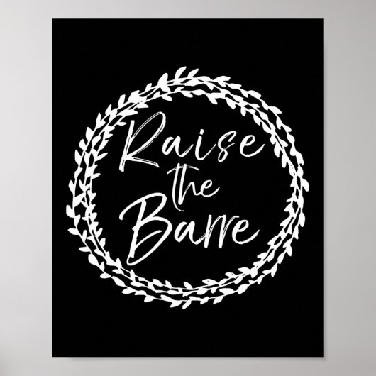Poster Cute Flower Circle Design Dancing Pun Cadeau Lever (Devant)