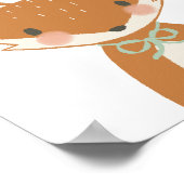 Poster Cute Fox Be Brave Kids (Coin)