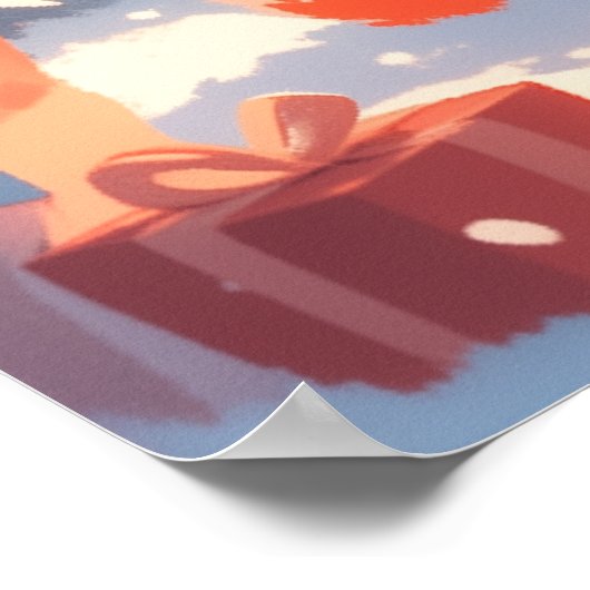 Poster Cute Fox Playing Violin (Coin)