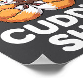 Poster Cute Fox Snuggle Couple This Is My Cuddle  (Coin)