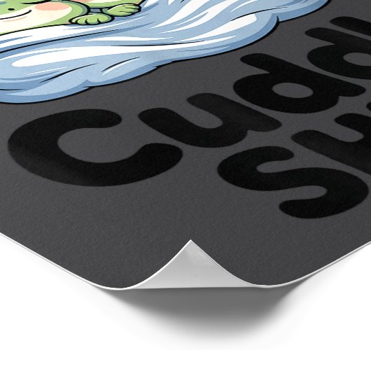 Poster Cute Frog Couple This Is Our Cuddle  (Coin)