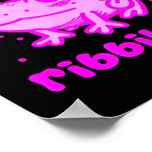 Poster Cute Frog Pun Ribbiting Frog Lovers Quote Design (Coin)