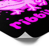 Poster Cute Frog Pun Ribbiting Frog Lovers Quote Design P (Coin)