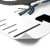 Poster Cute funny birds cartoon growth chart (Coin)