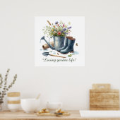 Poster Cute Garden life personnalisable (Cuisine)
