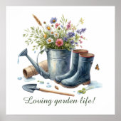 Poster Cute Garden life personnalisable (Devant)