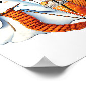 Poster Cute Ghost Crochet Tricot Amateurs Halloween Café (Coin)