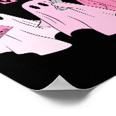 Poster Cute Ghost Moyenne Ghouls Amusants Costume Hallowe (Coin)