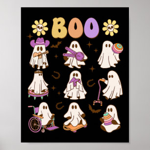 Poster Cute Ghost Squad Halloween Costume inclus