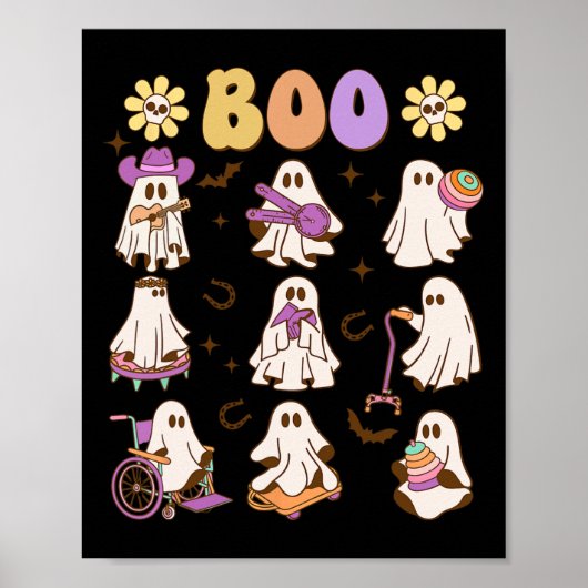 Poster Cute Ghost Squad Halloween Costume inclus (Devant)