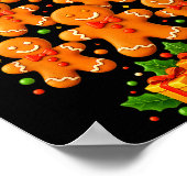 Poster Cute Gingerbread Christmas Tree Holiday Funny Xmas (Coin)