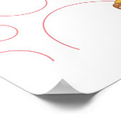 Poster Cute Girafe-Kawaii collection (Coin)