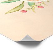 Poster Cute Giraffe Aquarelle Maman & Bébé (Coin)