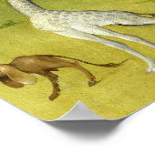 Poster Cute Giraffe Garden Earthly Delights By Bosch (Coin)