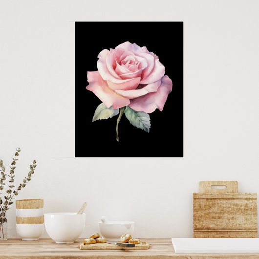 Poster Cute Girly Bow Wall  (Cuisine)