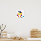 Poster Cute Goofkins violet pirate canard (Cuisine)