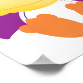 Poster Cute Goofkins violet pirate canard (Coin)