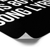 Poster Cute Graphic Design Quote For Music Lover Cool  (Coin)