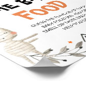 Poster Cute Halloween Devine Le Baby shower Nourriture Bé (Coin)