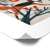 Poster Cute Halloween enfants costume tour et traiter par (Coin)