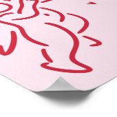 Poster Cute Hand Drawn Valentine Baby Shower Welcome Sign (Coin)