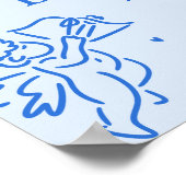 Poster Cute Hand Drawn Valentine Baby Shower Welcome Sign (Coin)