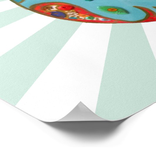 Poster Cute happy bird (Coin)