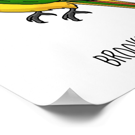 Poster Cute happy parrot (Coin)