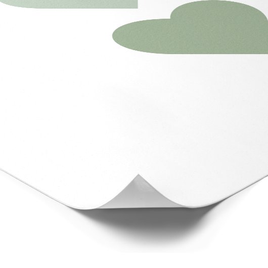 Poster Cute Hearts Boho Nursery (Coin)