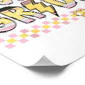 Poster Cute Hello Fourth Grade Pencil Bow Back To School (Coin)