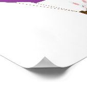 Poster Cute Hot Air Ballon Days of the Week Rainbow (Coin)