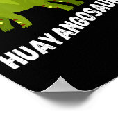 Poster Cute Huayangosaurus Dinosaur Design  (Coin)