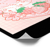 Poster Cute Japonais Kawaii Anime Aesthétique Paillette R (Coin)