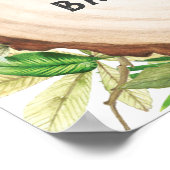 Poster Cute Jungle Animaux Anniversaire Baby shower Bienv (Coin)