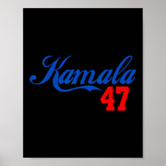 Poster Cute Kamala Harris 47 The President Usa America 20
