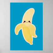 Poster Cute Kawaii Banana (Devant)