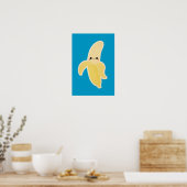 Poster Cute Kawaii Banana (Cuisine)