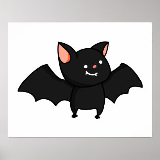 Poster Cute Kawaii Bat