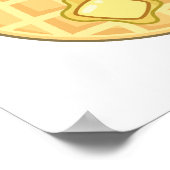 Poster Cute Kawaii Beurre gaufre (Coin)