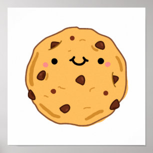 Poster Cute Kawaii Cookie