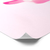 Poster Cute Kawaii Dragon Bébé Sarcelle et Rose (Coin)