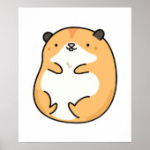 Poster Cute Kawaii Hamster (Devant)